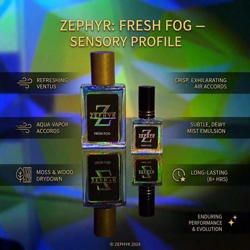 Fresh Fog Perfume bottle variants by Zephyr Bangladesh