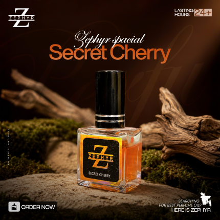 Secret Cherry Premium Perfume Luxury Bottle